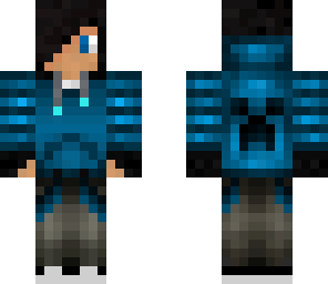 blue hoodie