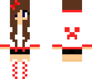 brown haired girl skin