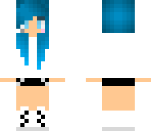 blue hair