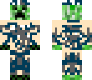 creeper in navy uniform