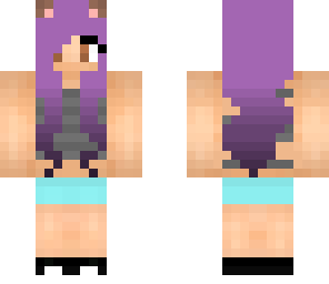 purple cat ears