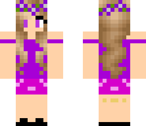 purple beach babe
