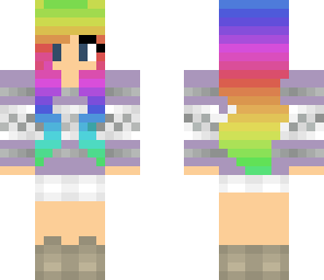 rainbow hair