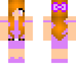 purple prom girl