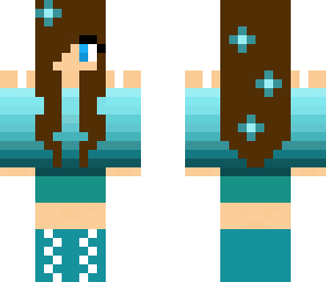 blue girl