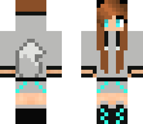 cute wolf girl with more hair