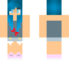blue girl by me