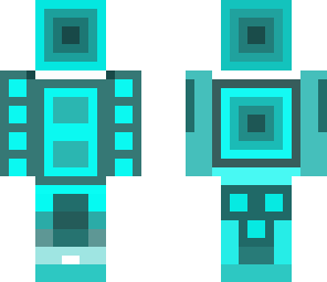 the man in diamond armor