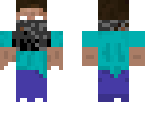 ghost herobrine with bandana on