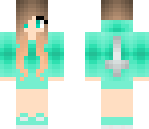 turquoise hoodie w cross