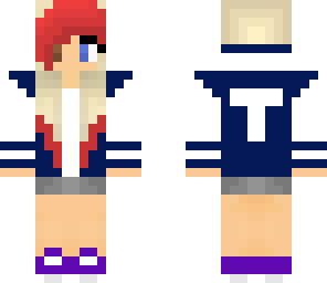 dyed hair girl