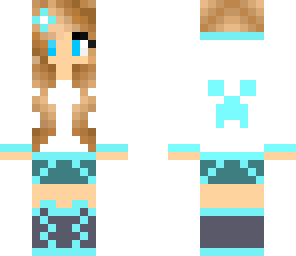 blue creeper girl