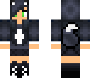 black cat girl