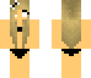 herobrine girl in a bikini
