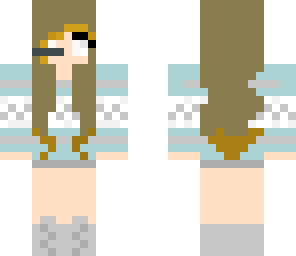 cute winter gamer girl