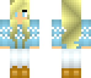 blue sweater girl