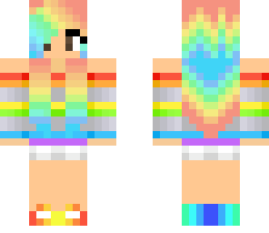 rainbow girl edit