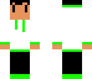 teen with green hoodie