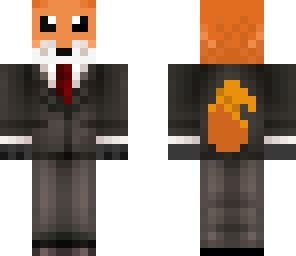 fox in a suit