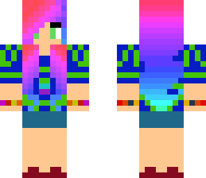 rainbow girl