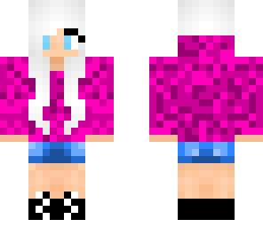pink hoodie