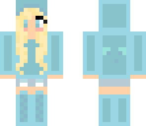 blue slime girl