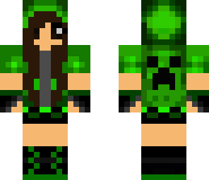 creeper girl green