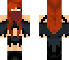 punked out herobrine girl