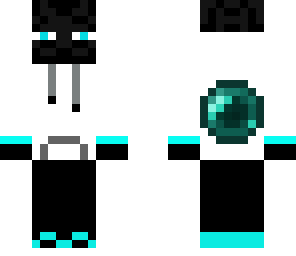 white black blue enderman