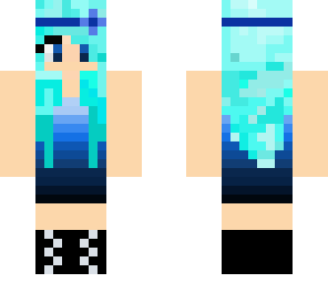 blue girl