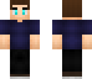 casual guy aqua eyes