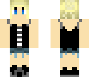 blonde bun girl
