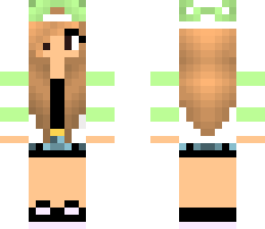 green snapback girl