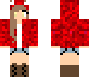 red hoodie monster