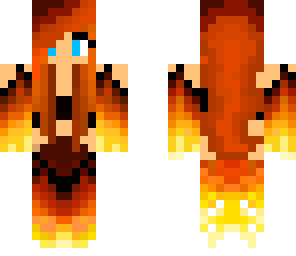 fire girl blue