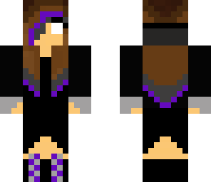 miss herobrine in a dress