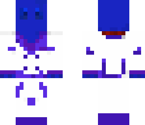 blue slime in dressing gown