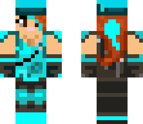 blue princess fighter chick
