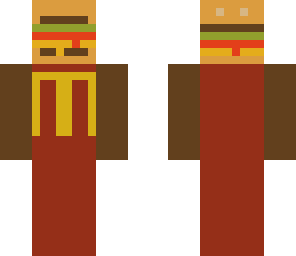 mac donald's burger dude