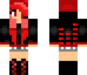 cute red dj girl