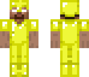 herobrine with gold armor