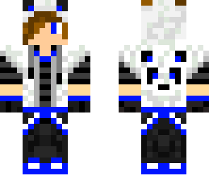 dark blue panda boy