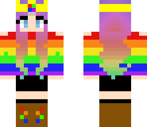rainbow girl