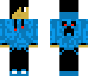 blue hoddie