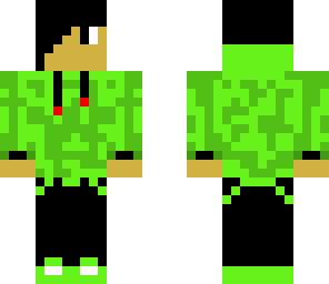 green hoddie