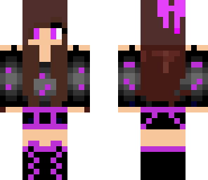 purple emo girl