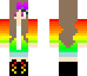 rainbow girl