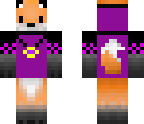 fox with hoodie