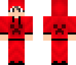 red creeper hoodie