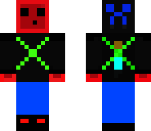 slime rojo caza creepers